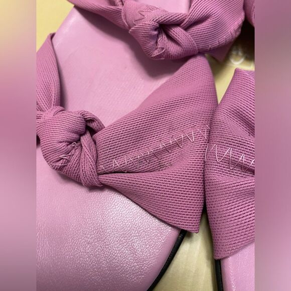 Munro lavender lilac purple slide on wedge low heel sandals size 11 comfort - Picture 6 of 12